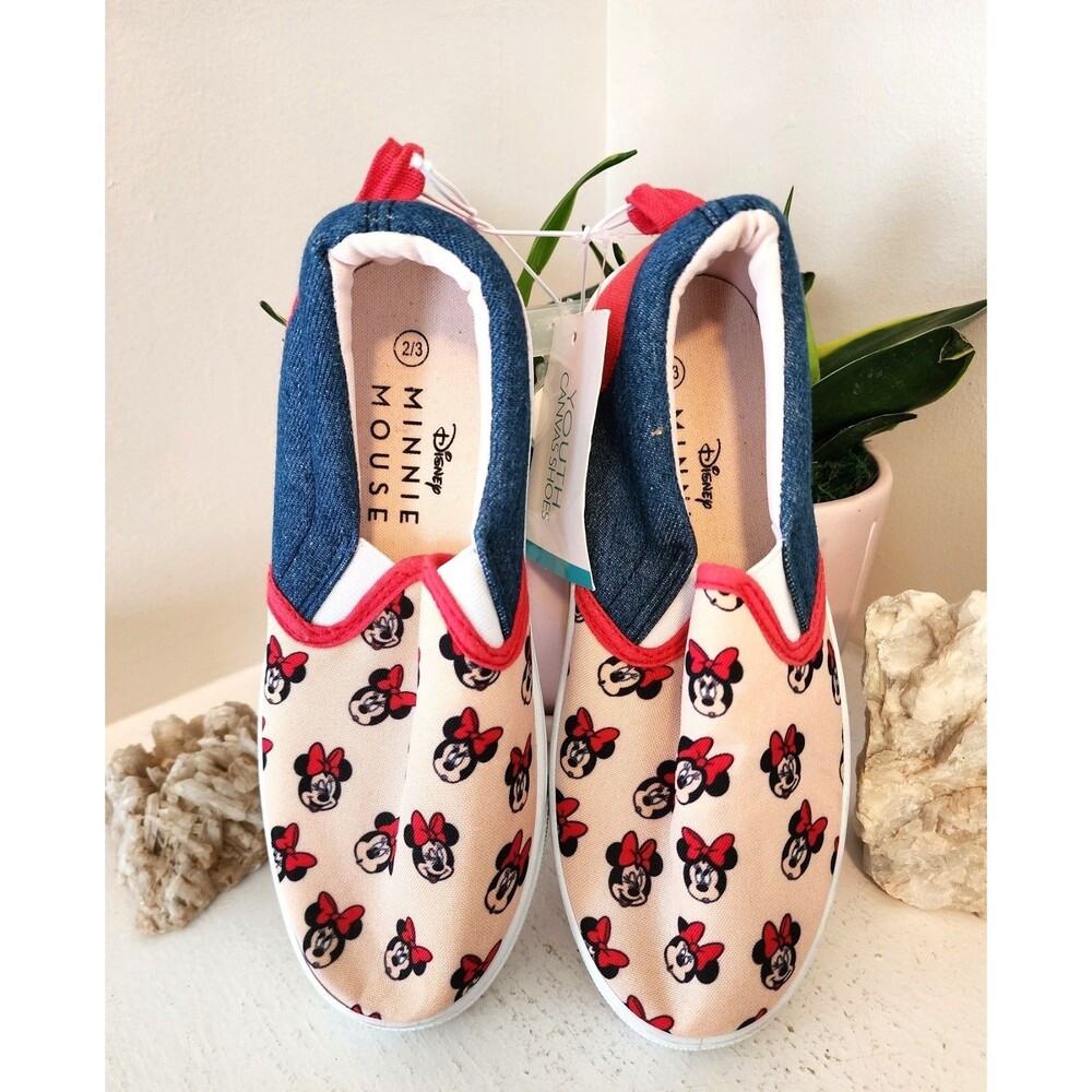 Mini Mouse Expressions Slip On Tennis Shoes - Youth Girls 2/3